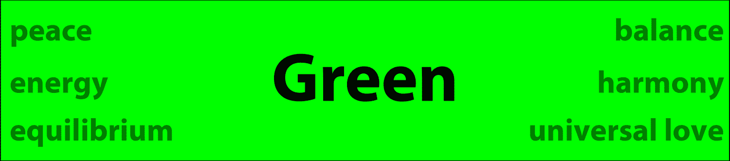 Psychology of Color Green