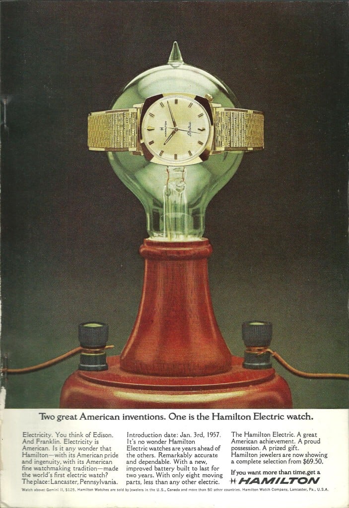 1965 Hamilton Vintage Print ads
