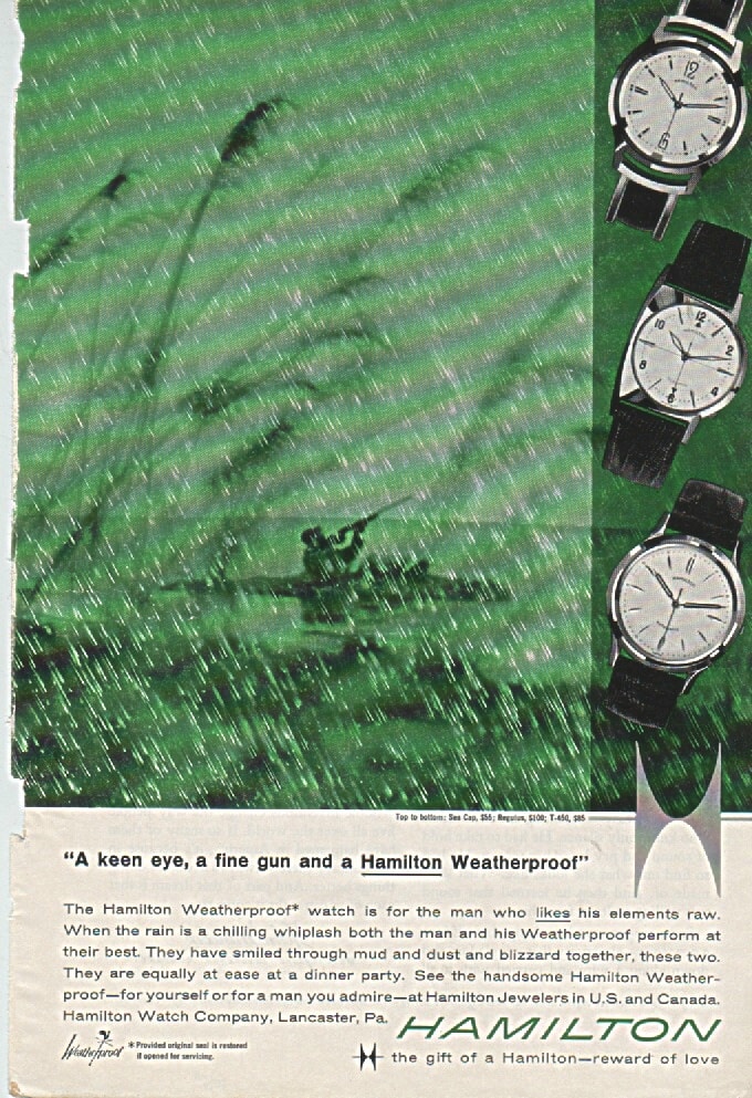 1969 Hamilton Vintage Print ads