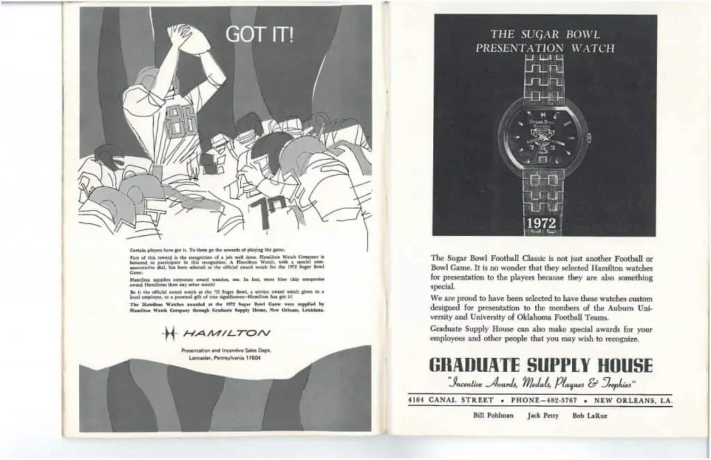 1972 Hamilton Vintage Print ads