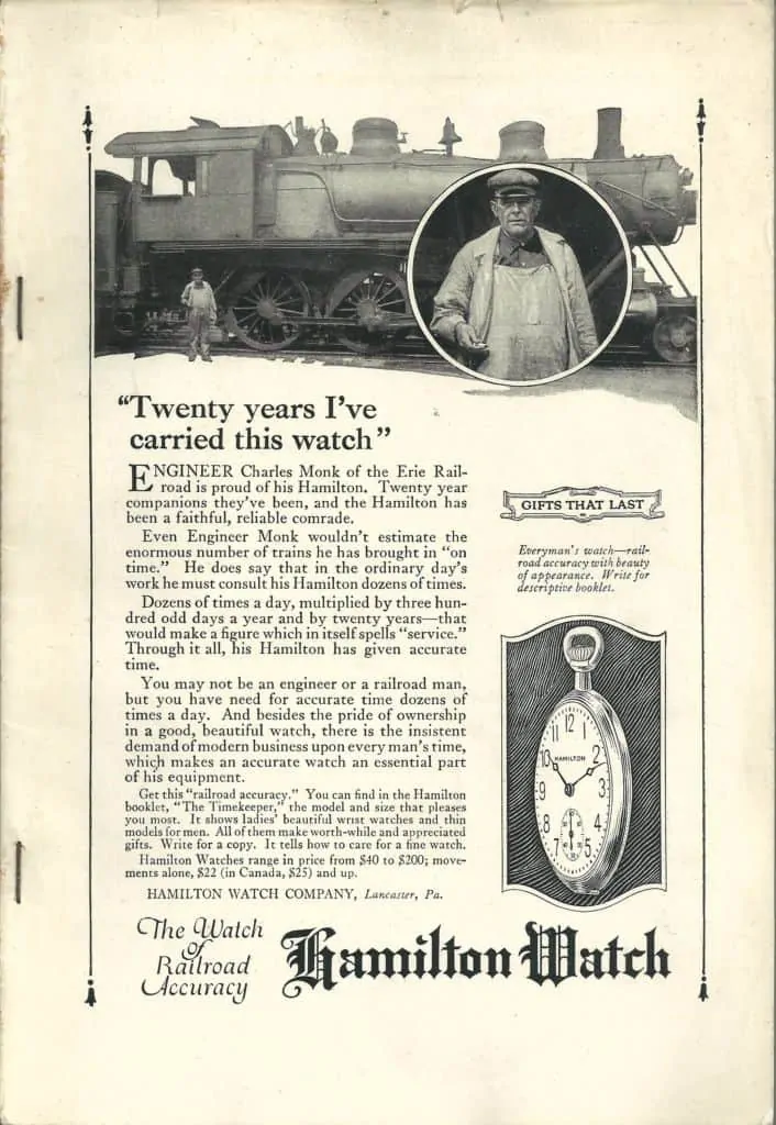 3-1922 hamilton vintage advertisement