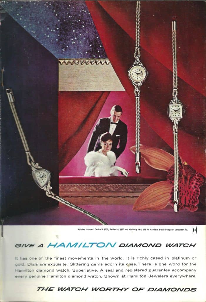 1961 Hamilton Vintage Print ads