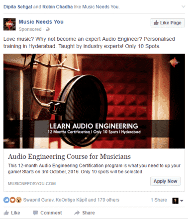 Facebook business model promoted facebook post