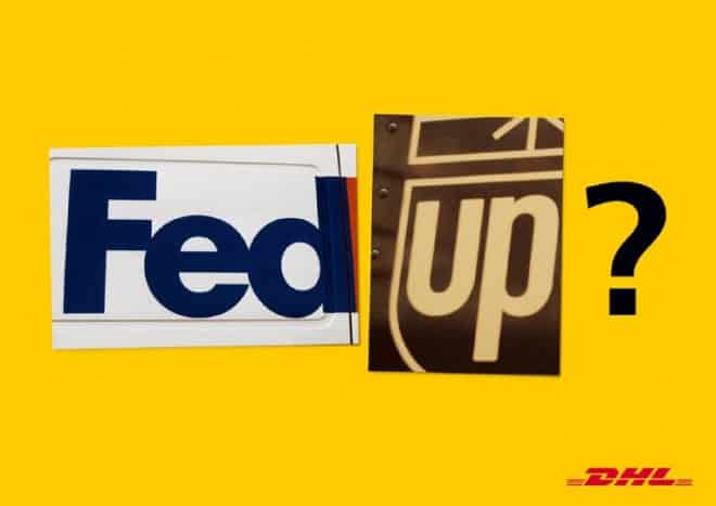 dhl vs fedex brand war