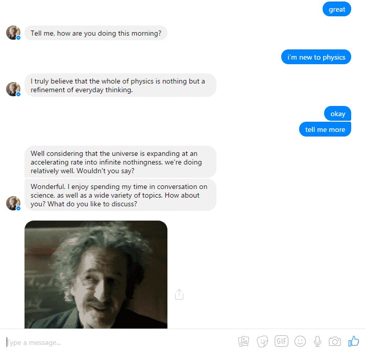 einstein chatbox examples of ai in marketing