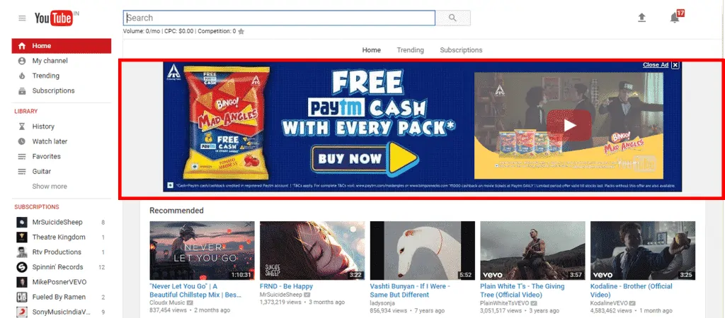 how does youtube make money landing page