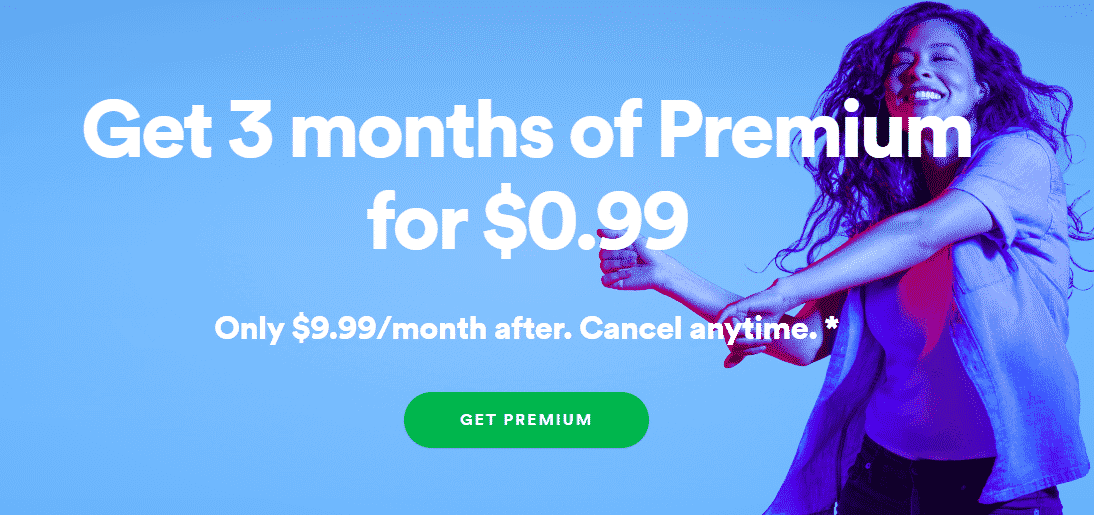 spotify business model premium