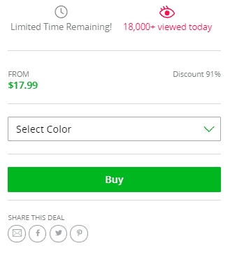 groupon business model scarcity