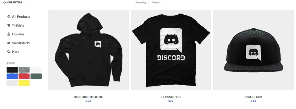 how does discord make money merchandise