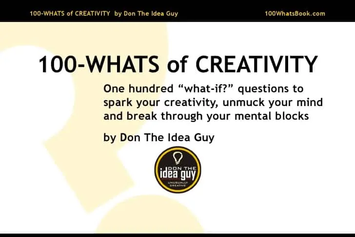 100 whats of creativity