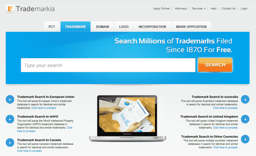 trademarkia branding tool