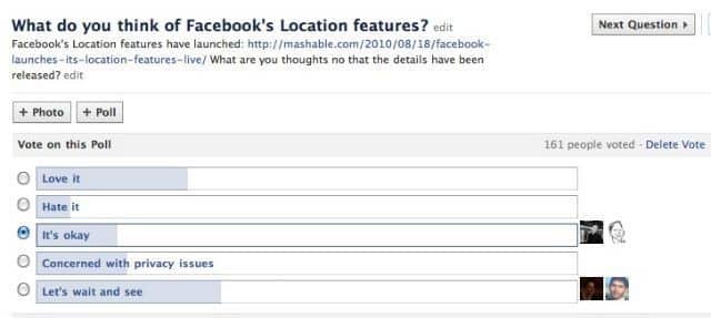 facebook poll interactive marketing