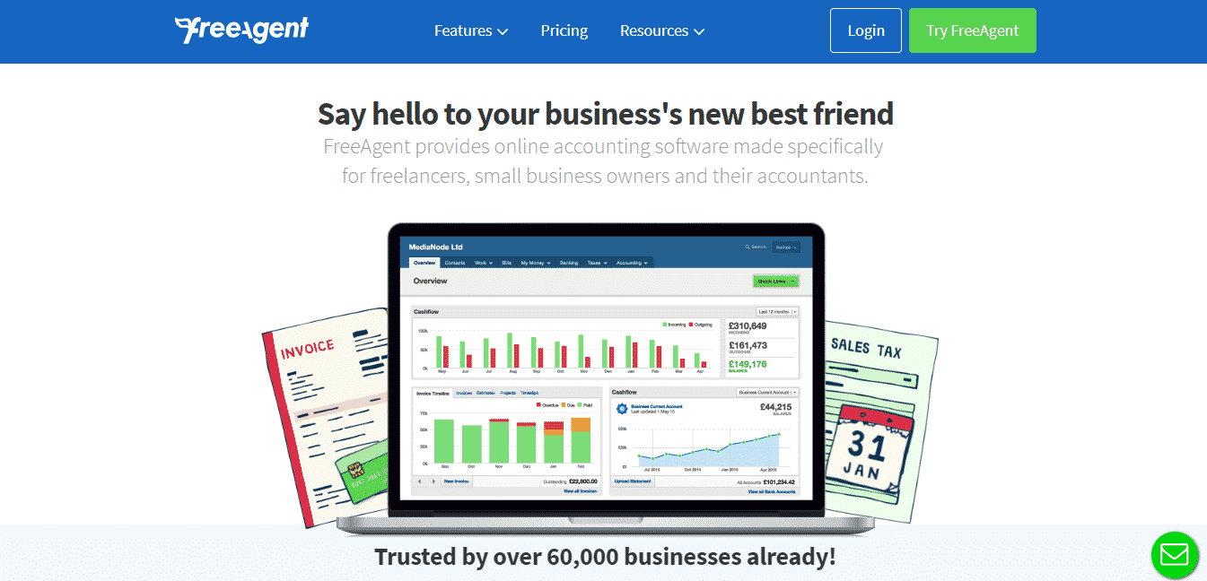 freeagent financial resource