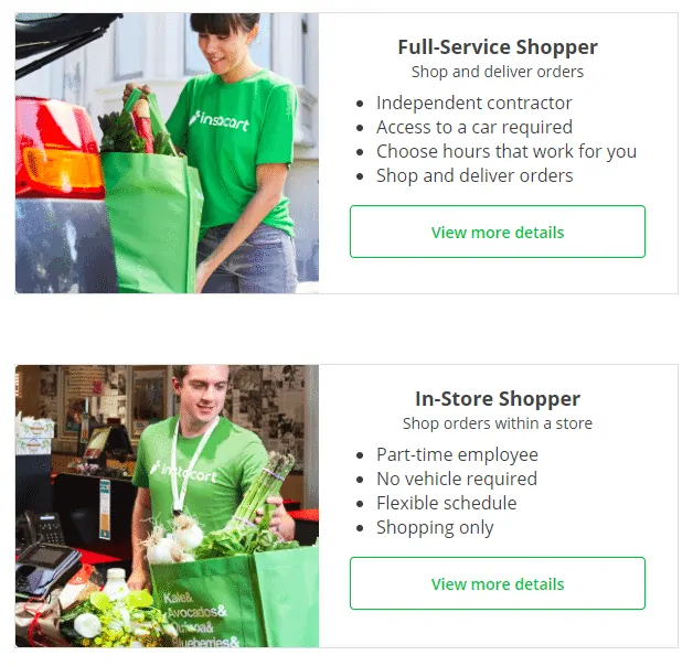 instacart shoppers