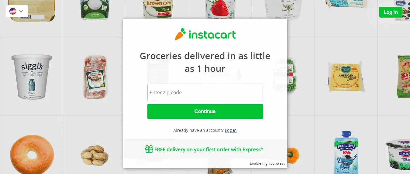 instacart business model