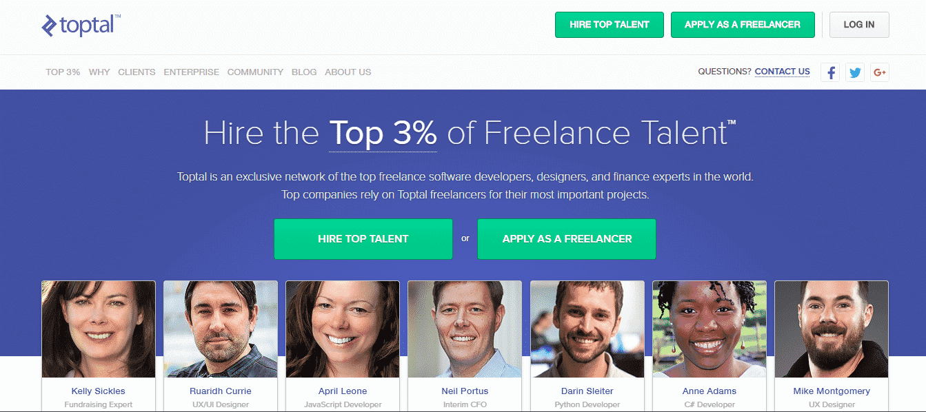 toptal toptal best freelance marketplace