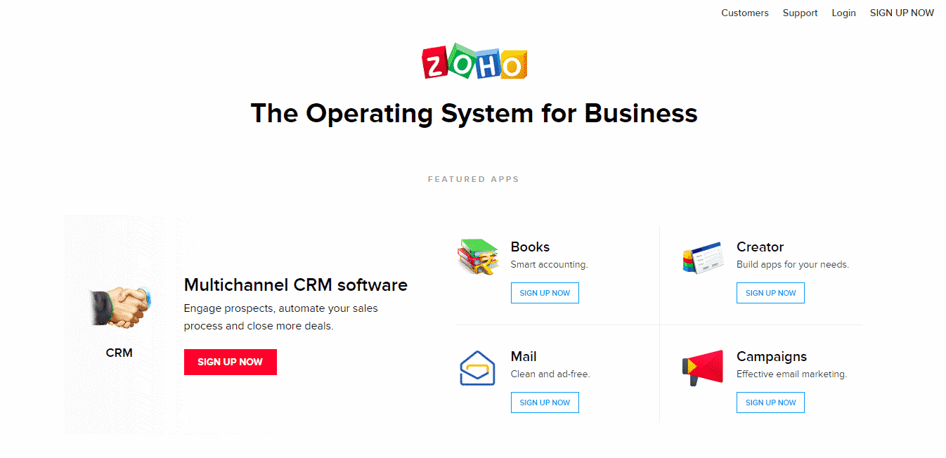 zoho crm zoho crm