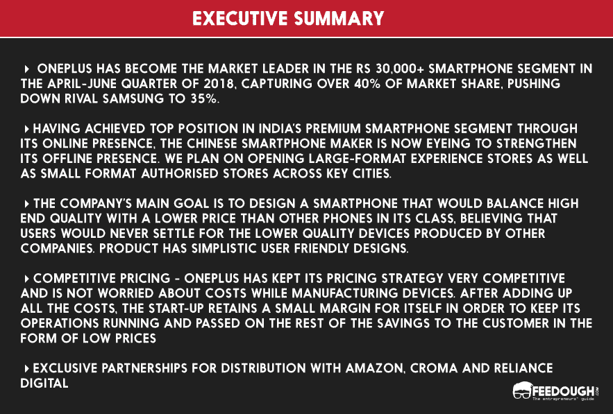 executive summary oneplus 6t