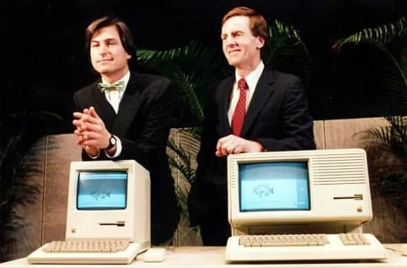First Macintosh launch