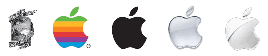 History of apple logo