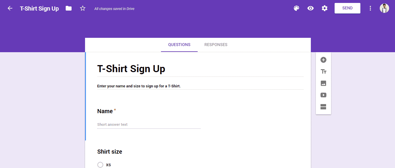 google forms