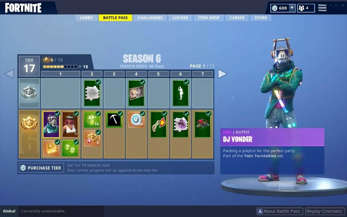 Fortnite battle pass