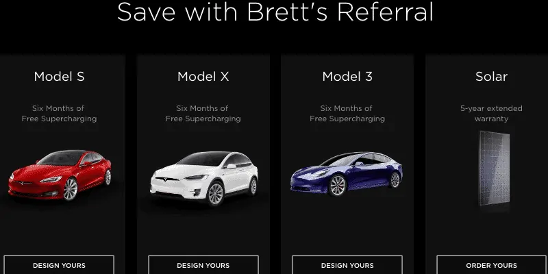 Tesla referral strategy