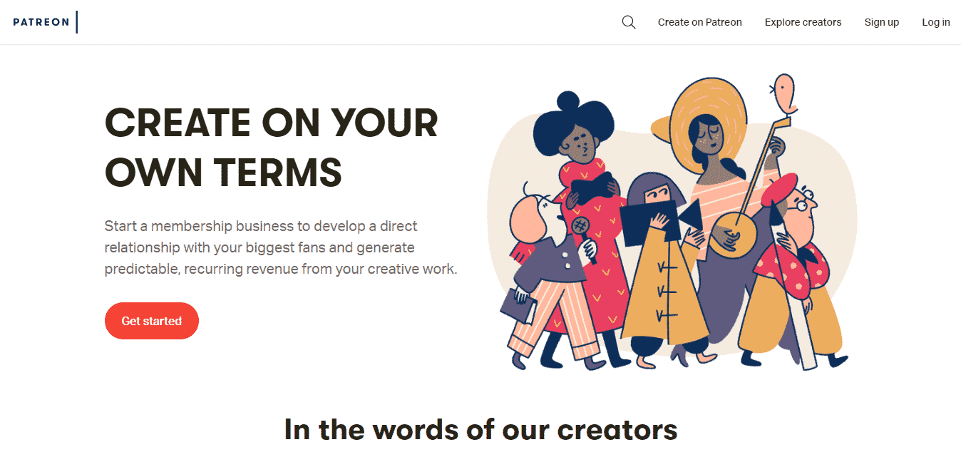 patreon business model