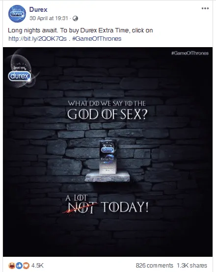 Durex brand awareness