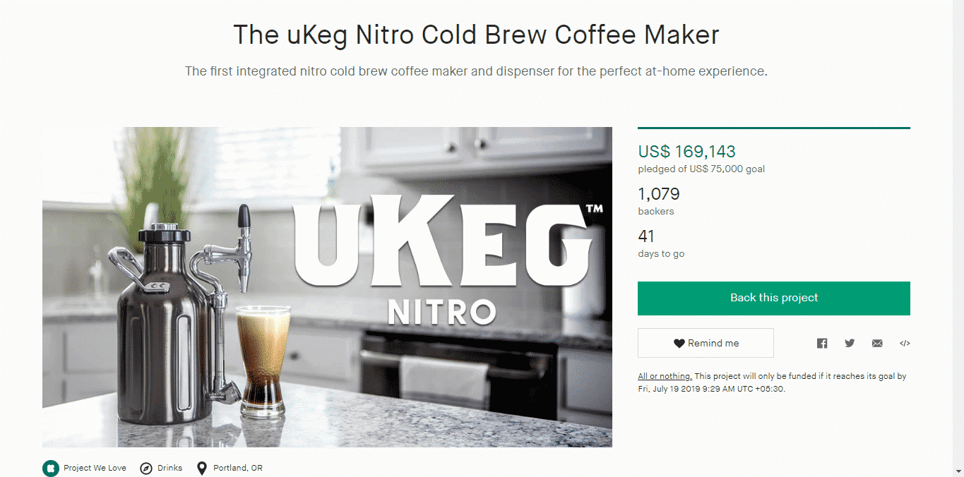 kickstarter campaign