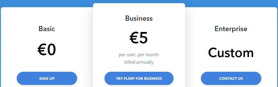 fleep pricing