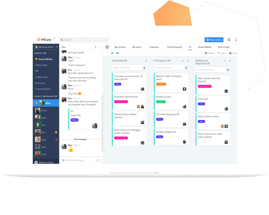 hive user interface