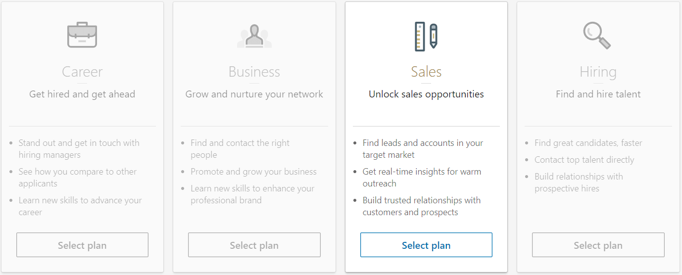 linkedin sales plan