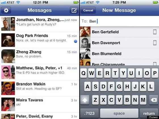 facebook messenger