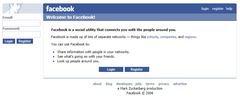 facebook 2006