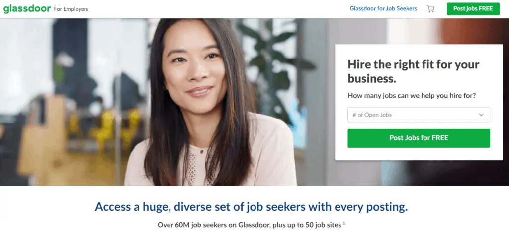 glassdoor job posting