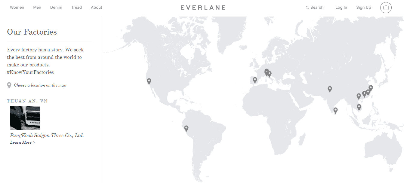 everlane factories