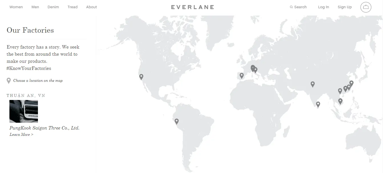 everlane factories