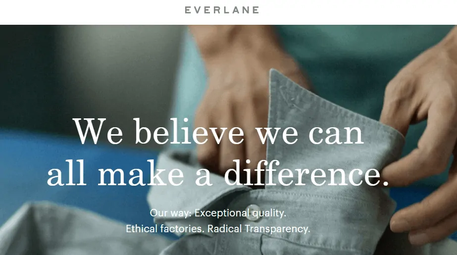 прозрачное ценообразование everlane