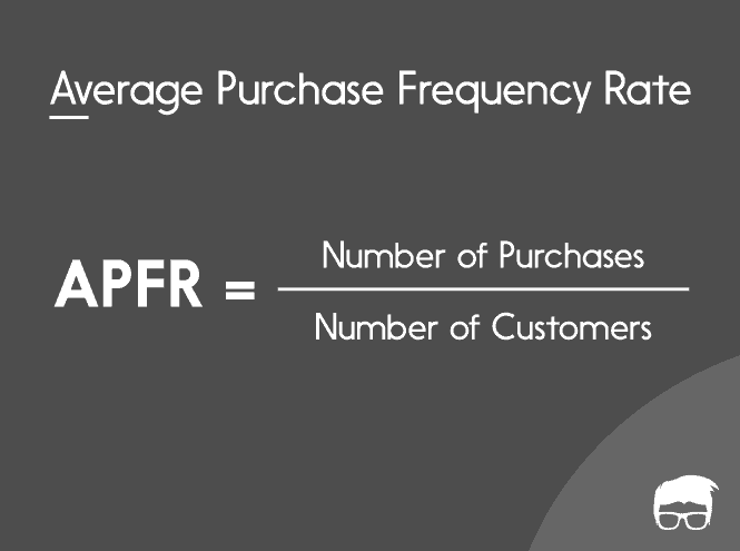 Average Purchase Frequency Rate Formula