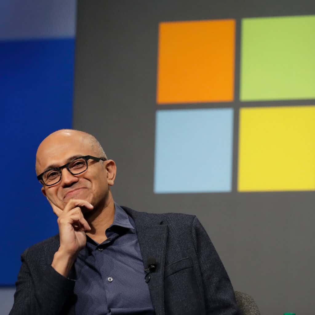 Satya Nadella, chief executive officer Of Microsoft 