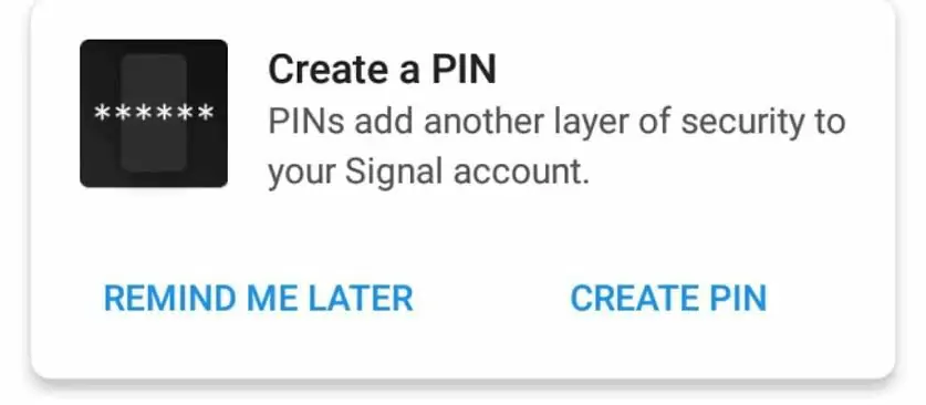 signal pin security