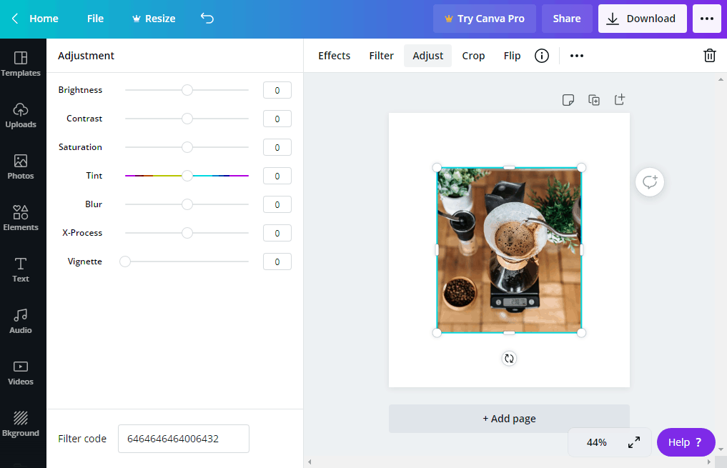 canva editing