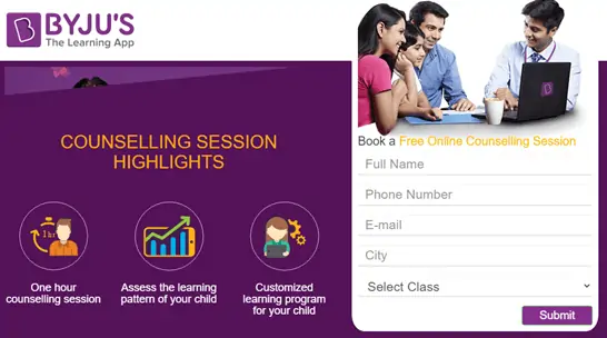 Byju's counselling