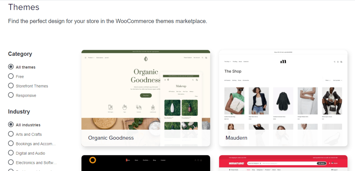 woocommerce themes