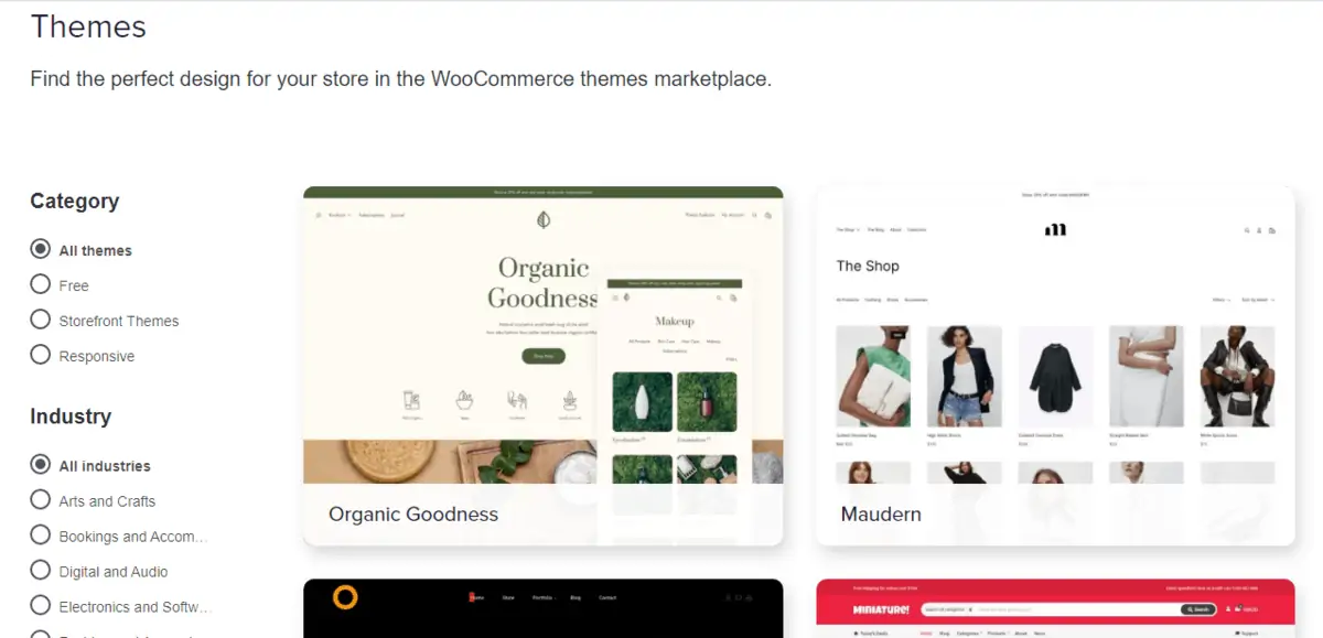 woocommerce themes