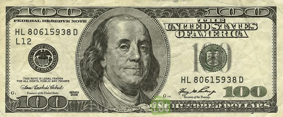 United States one-hundred-dollar bill