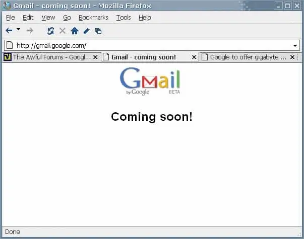 gmail soft launch