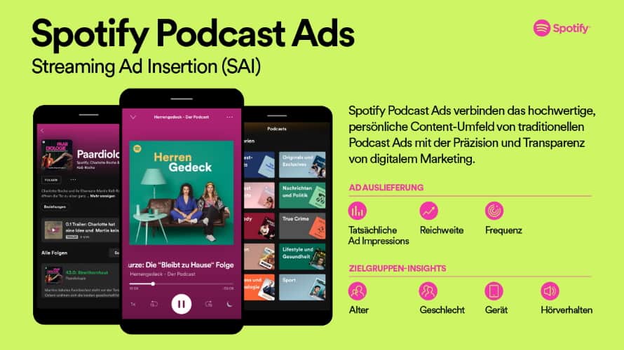 Spotify podcast ads