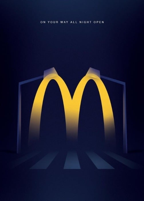 McDonald's print advertising